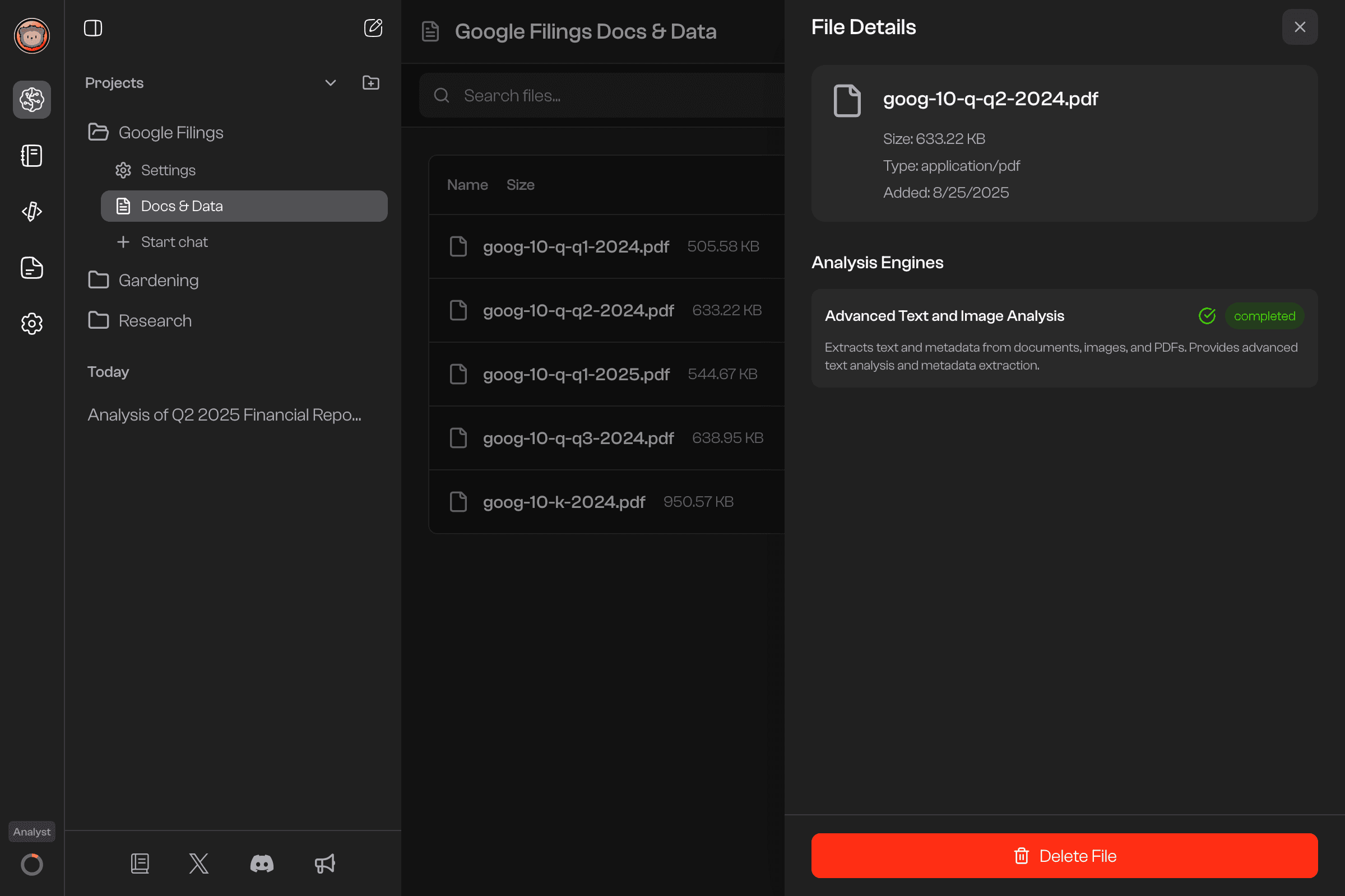 File Details View